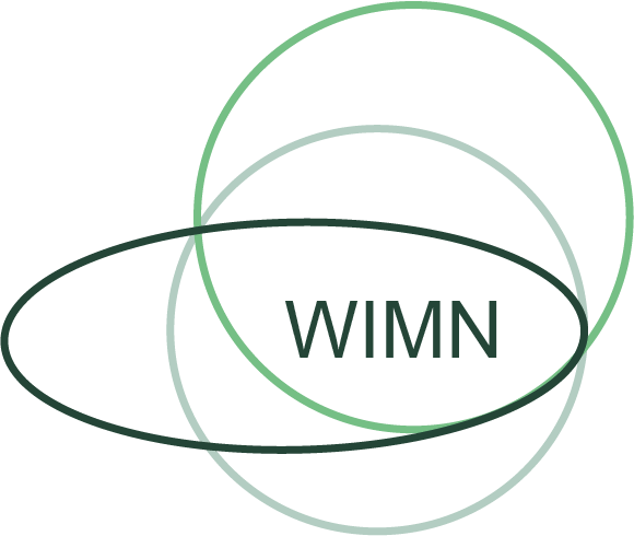 logo: tre sirkler rundt WIMN
